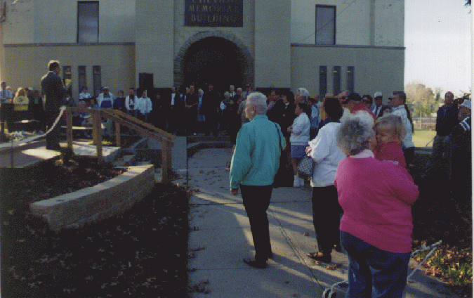 Dedication of Commemorative Plaza 1994