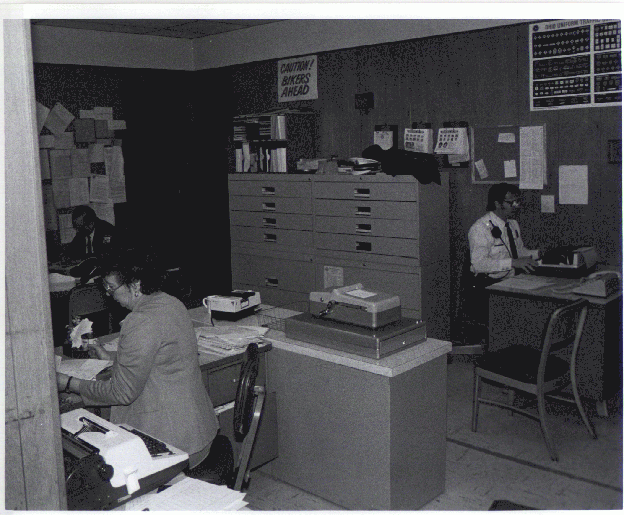 Old Cheviot Police Dept. 1986