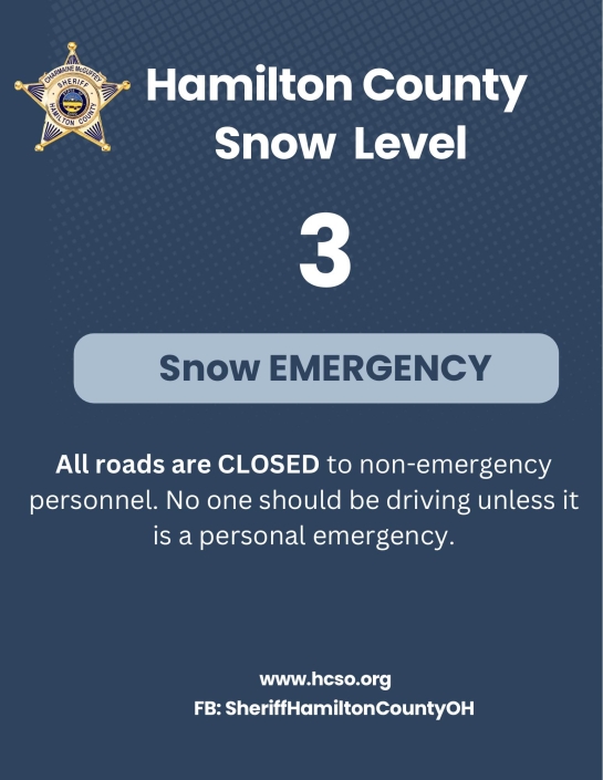 Hamilton County Level 3 Snow Emergency – City of Cheviot